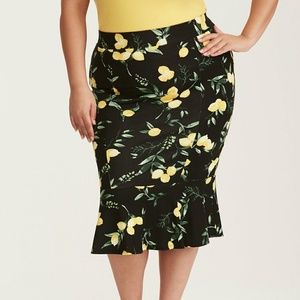 🍋🍋🍋Torrid Lemon Retro Skirt🍋🍋🍋